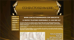 Desktop Screenshot of contactosenmadrid.com