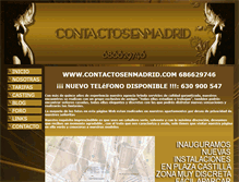 Tablet Screenshot of contactosenmadrid.com